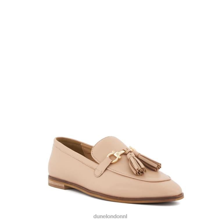 vrouwen R6DFZ412 giada blozen Dune London Loafers met trens-kwastjes