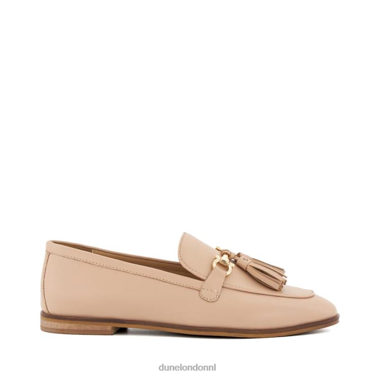 vrouwen R6DFZ412 giada blozen Dune London Loafers met trens-kwastjes