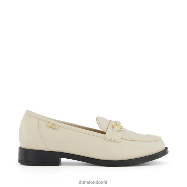 vrouwen R6DFZ539 glynne room Dune London Loafers met gewatteerde trensversiering