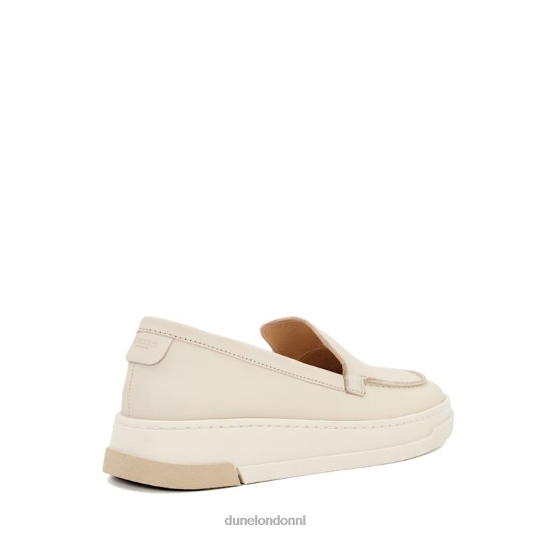 vrouwen R6DFZ553 genereren gebroken wit Dune London Loafers met sleehak