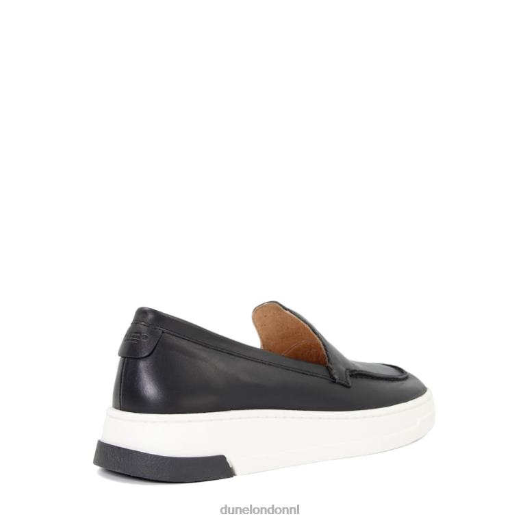 vrouwen R6DFZ590 genereren zwart Dune London Loafers met sleehak