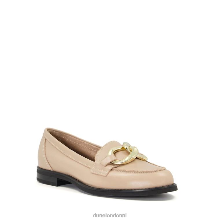 vrouwen R6DFZ633 godin kameel Dune London Loafers van trensleer met grote keten - Klik op de afbeelding om het venster te sluiten