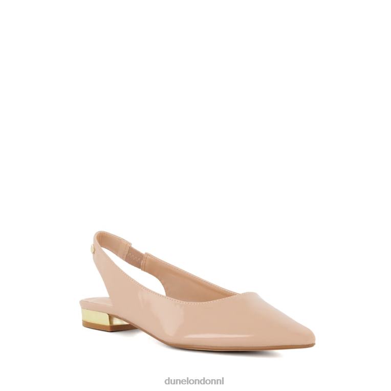 vrouwen R6DFZ335 caramello blozen Dune London ballerina's met slingback