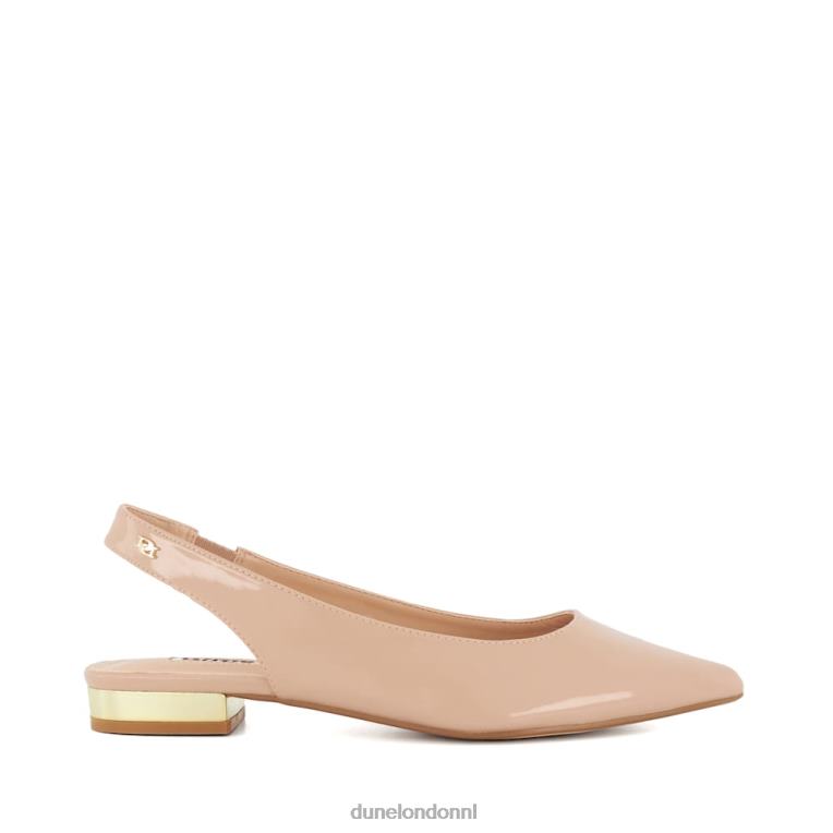 vrouwen R6DFZ335 caramello blozen Dune London ballerina's met slingback