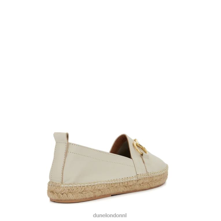 vrouwen R6DFZ444 guaves wit Dune London Platte espadrilles met trensafwerking