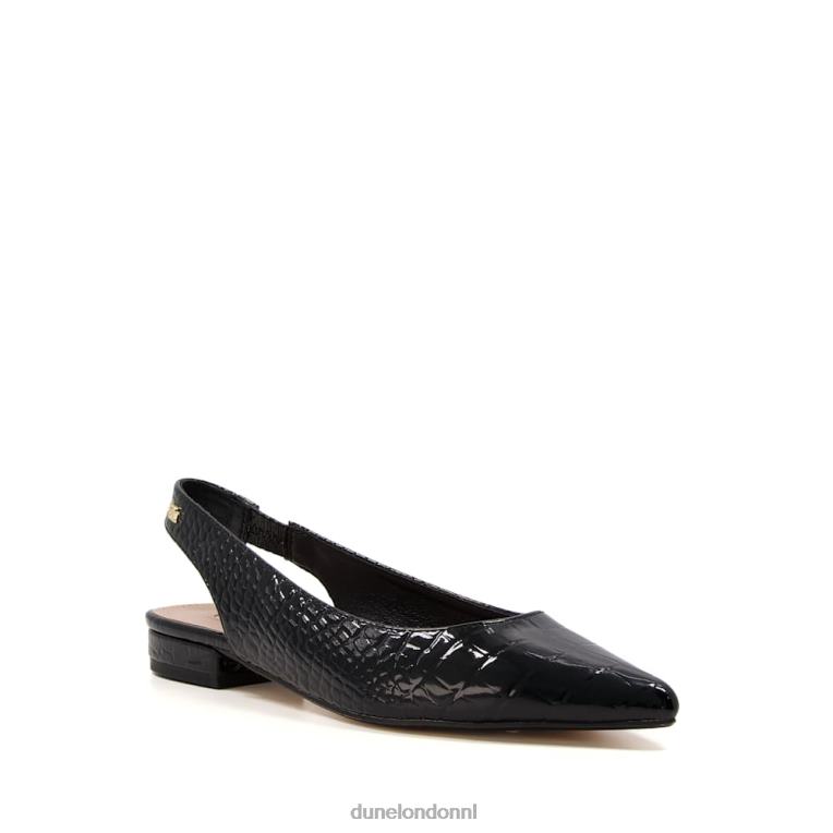 vrouwen R6DFZ505 caramello zwart Dune London ballerina's met slingback - Klik op de afbeelding om het venster te sluiten