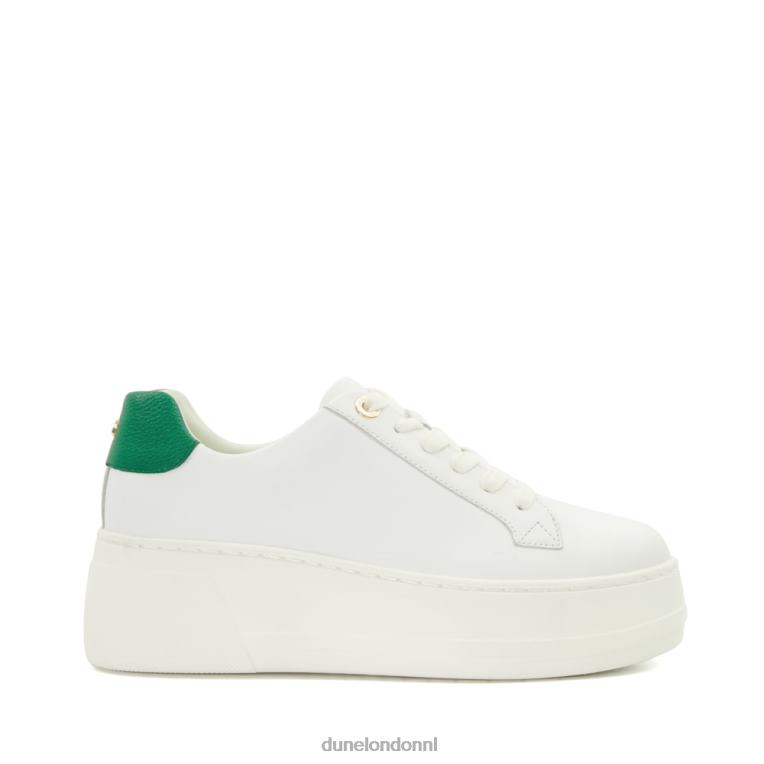 vrouwen R6DFZ630 aflevering smaragd Dune London Flatform-sneakers met veters