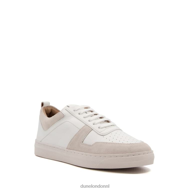 vrouwen R6DFZ655 esp wit Dune London Nubuckleren sneakers - Klik op de afbeelding om het venster te sluiten