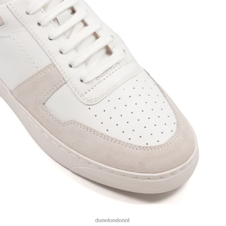 vrouwen R6DFZ655 esp wit Dune London Nubuckleren sneakers